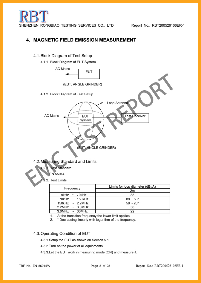 EMC Test Report 2