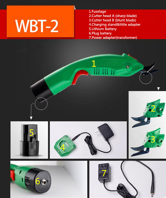 WBT-2 Electric Cutter Blade Structure