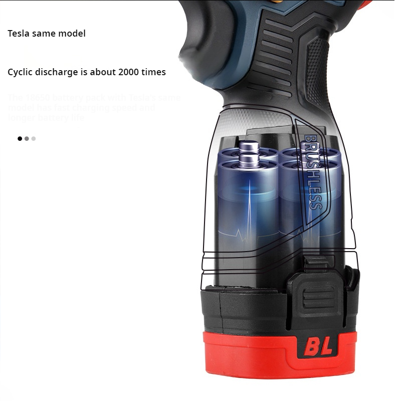 Wholesale Industrial Grade High Power Brushless Lithium Electric Drill Cordless Hand Drill Multifunctional Electric Screwdriver