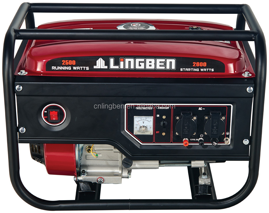 Lingben China Portable Small Electric Generator Motor With Battery