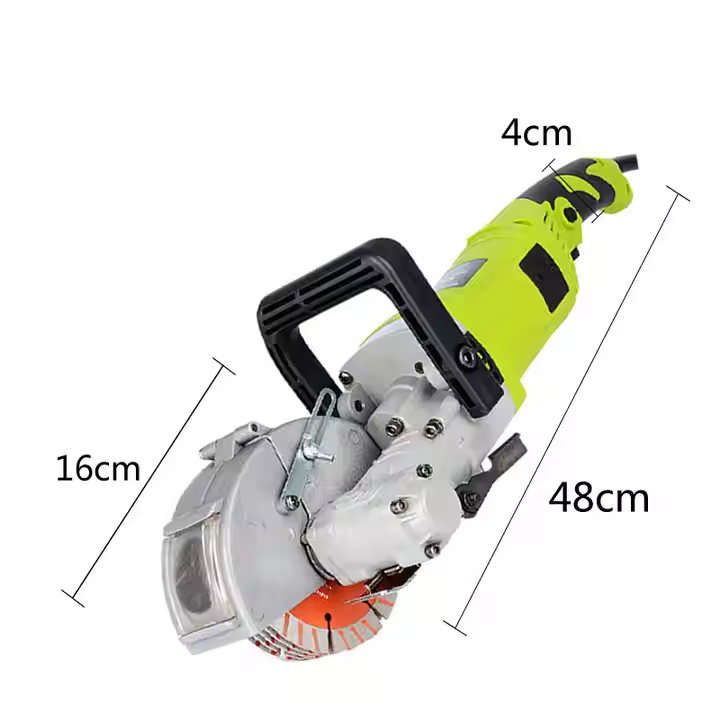 Electric Wall Chaser Grooving Cutting Machine 4000W Brushless Motor 220V Power Tool