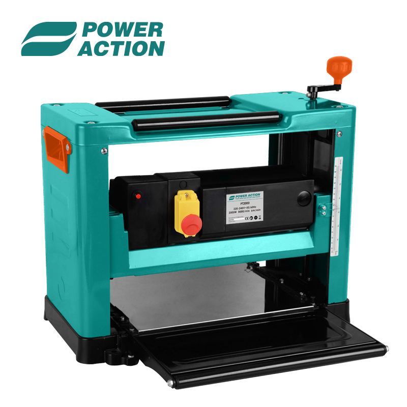 Electric 2000W Portable Woodworking Table Planer Benchtop Thicknesser Wood Thickness Planer