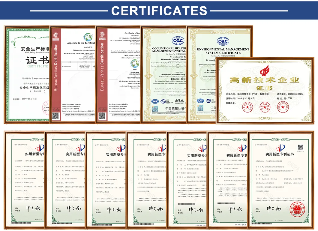 Certifications