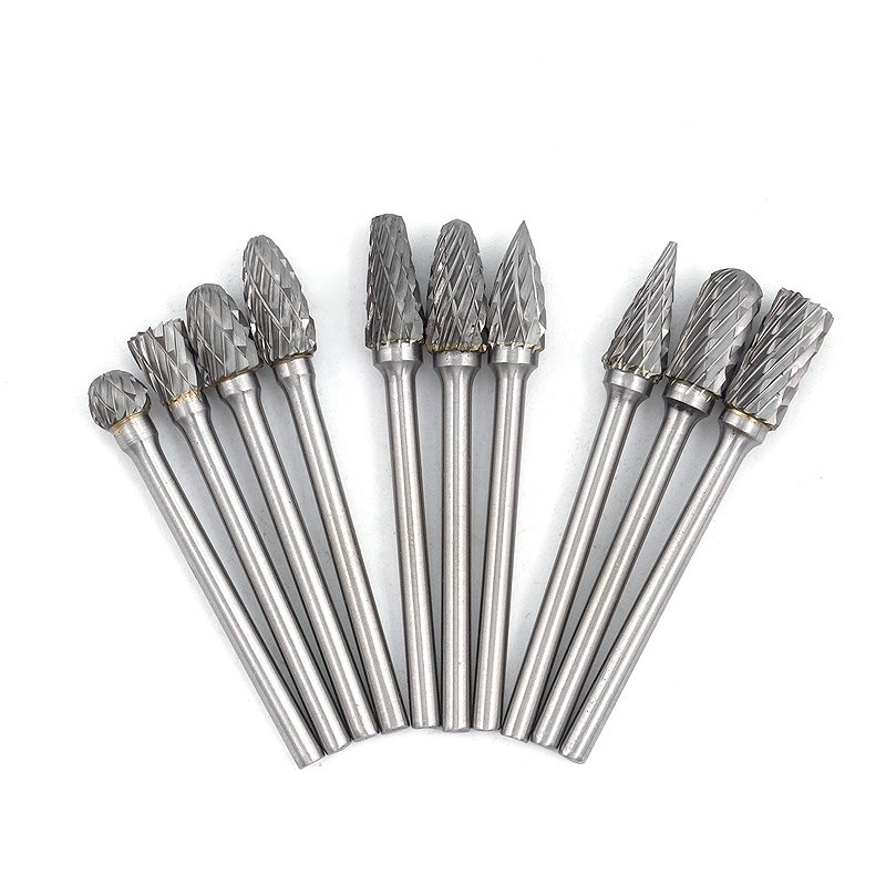 Se Metal Wood Jade Machine Tools Grinding and Polishing Tools for Stone Carbide Cutting Bur Rotary Cutter Tool 6mm Carbide Burr