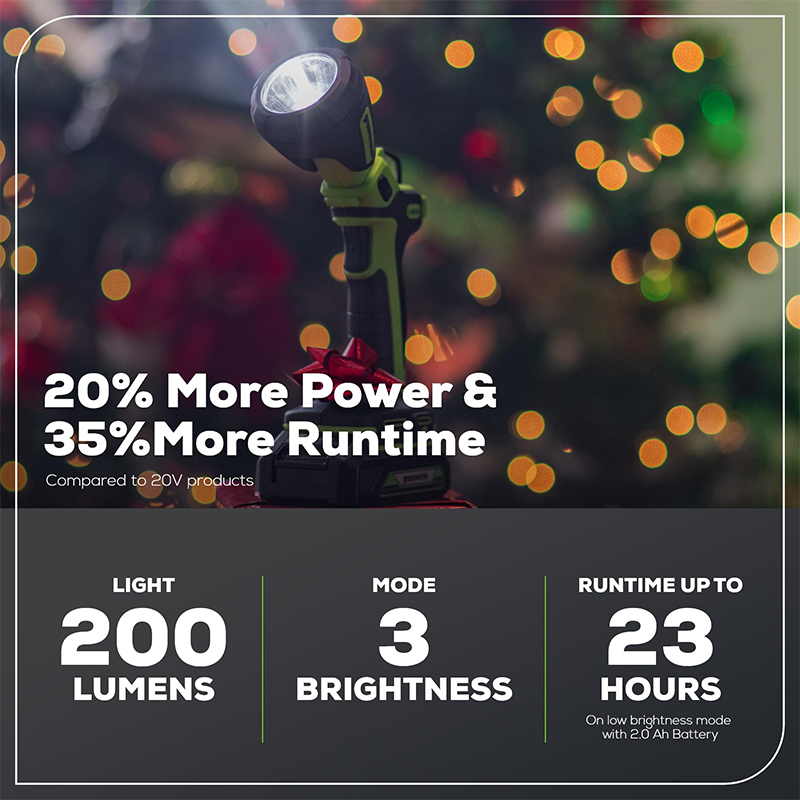 Greenworks 24V Brushless 1/2" Drill 1/4" Hex Impact Driver Power Tool Combo Kit with Toolbag 2pcs 2Ah Batteries and Flash Light