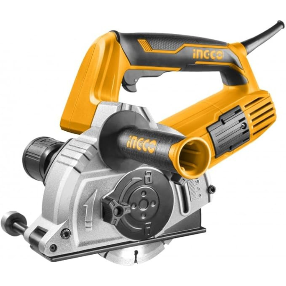 1500W Wall Chaser with 125mm Diameter M14 Concrete Cutter Traces Walls and Pipes