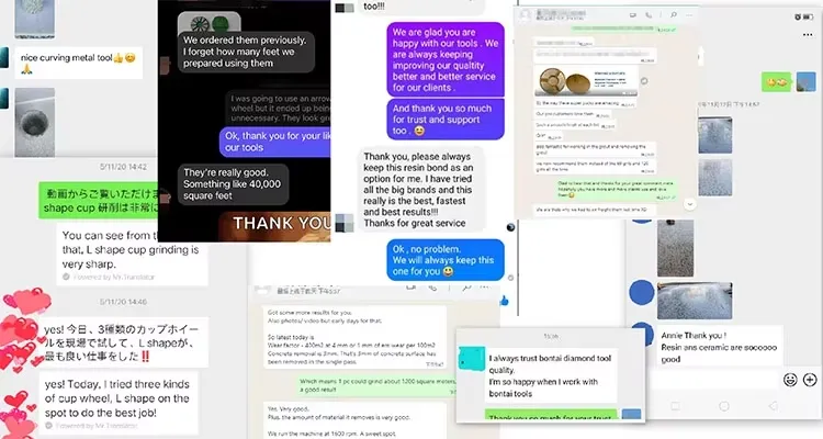 Positive Customer Reviews Grid
