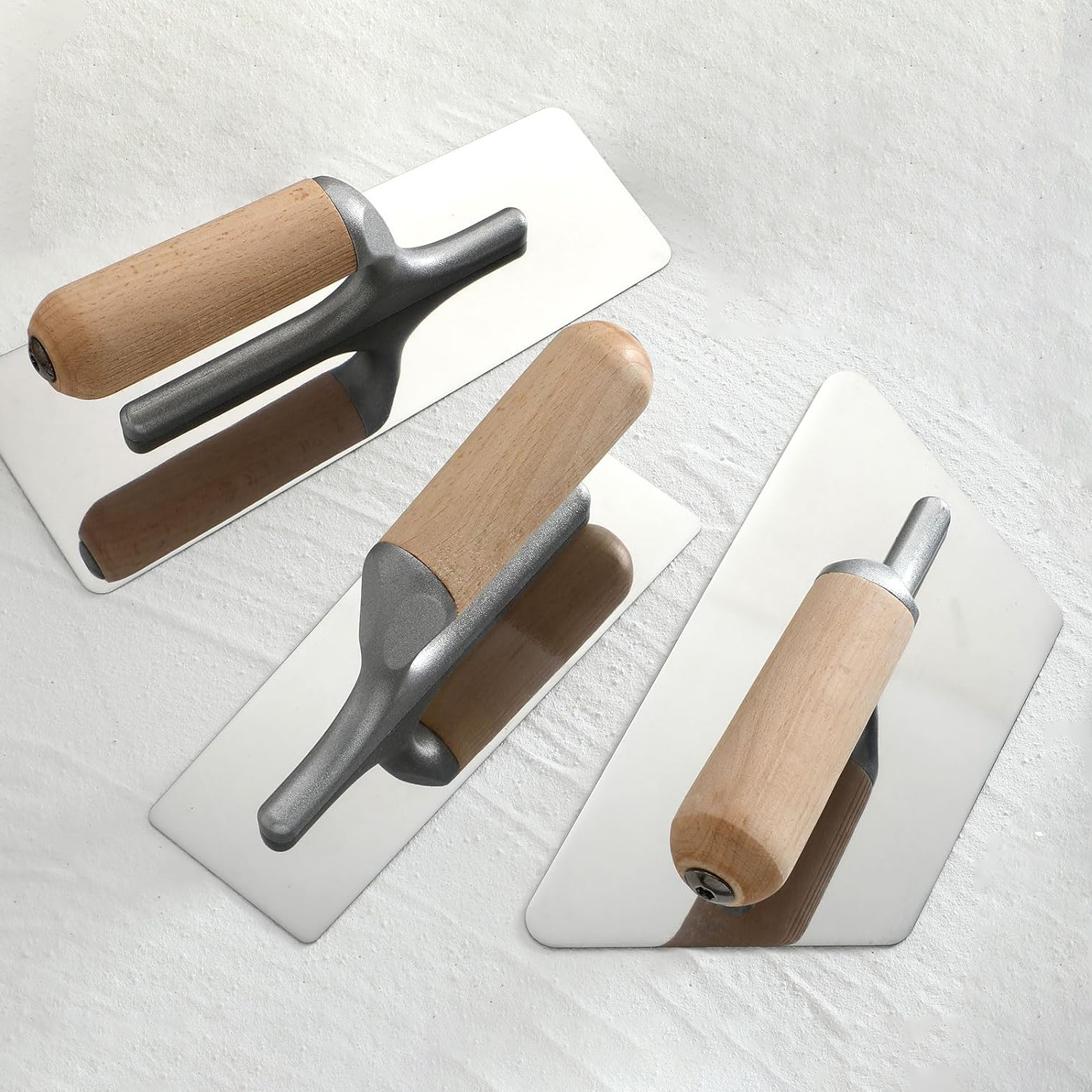 Finishing Plaster Bricklaying Wood Handle Concrete Trowel Tools Trowel Plastering Stainless Steel Plasterer Trowel Hand Tools