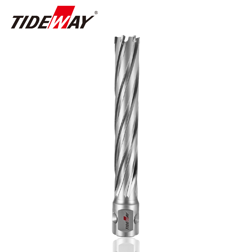 TIDEWAY HSS Core Bit Carbide Tipped Hole Saw Hot Tap Cutter Annular Cutter Drill Bit For Drilling Metal Hole