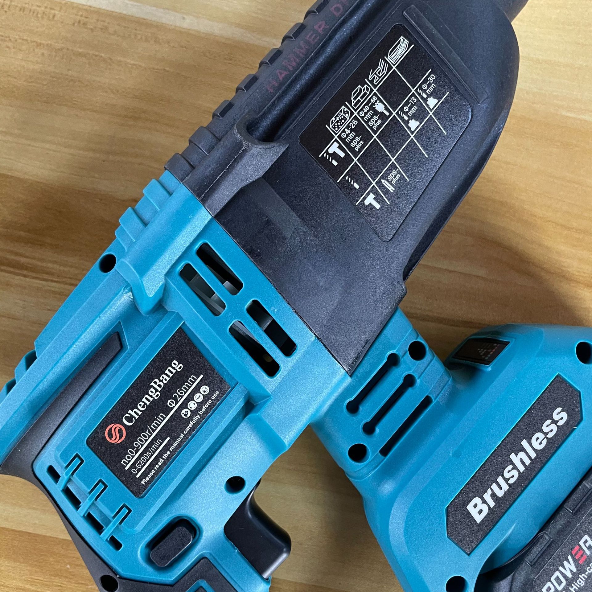 Power Tool Kits Electric Hammer Impact Drill Brushless Angle Grinder Cordless Wrench Portable Circular Saw Set 1 Set Hard Case