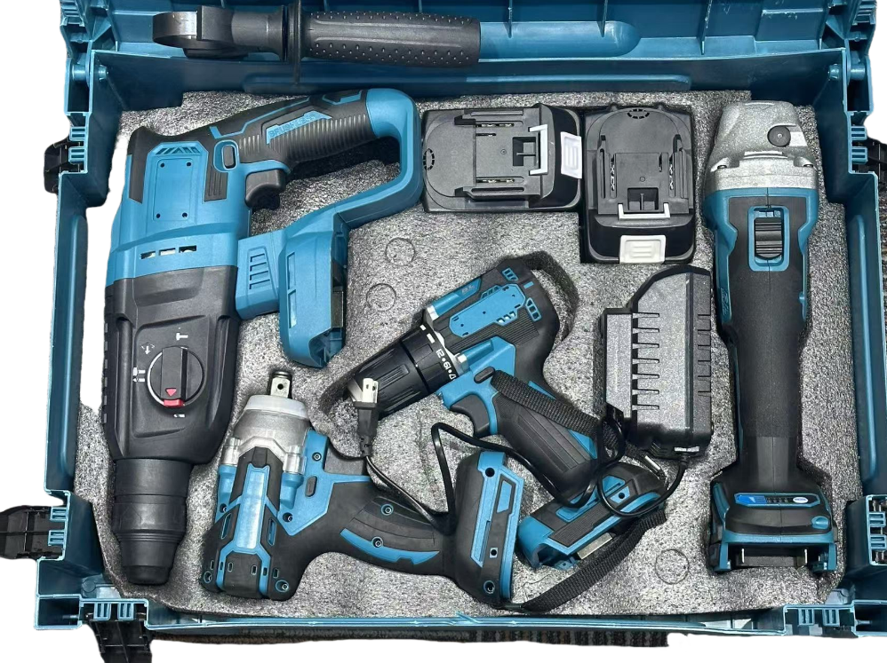 Hot Selling Lithium Battery Cordless Power Tool Set for Repair
