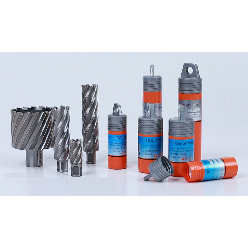 Diamond HSS Annular Cutter Set Universal Shank Magnetic Core Drill Bit for Stainless Steel Aluminum Boring Hole Saw Drilling