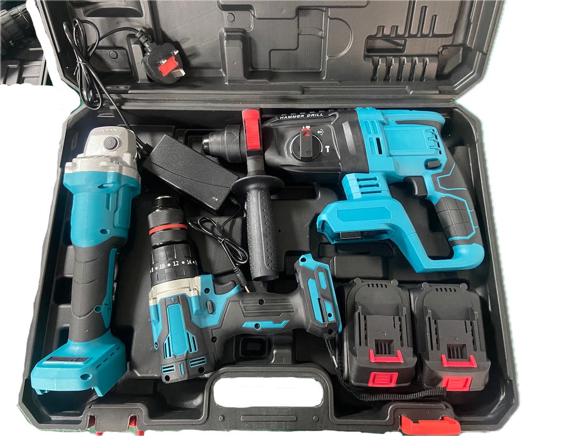 Wholesale Professional 3-in-1 Cordless Power Tools Kits 21V Electrician Tool OEM Power Construction Hardware Supplies