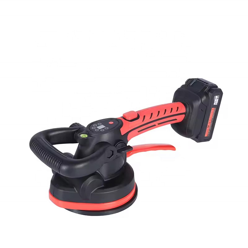 16.8V Hot Sell Multifunctional Intelligent Adjustable Suction Cup Cordless Electric Tile Laying Vibrator Tiling Tools