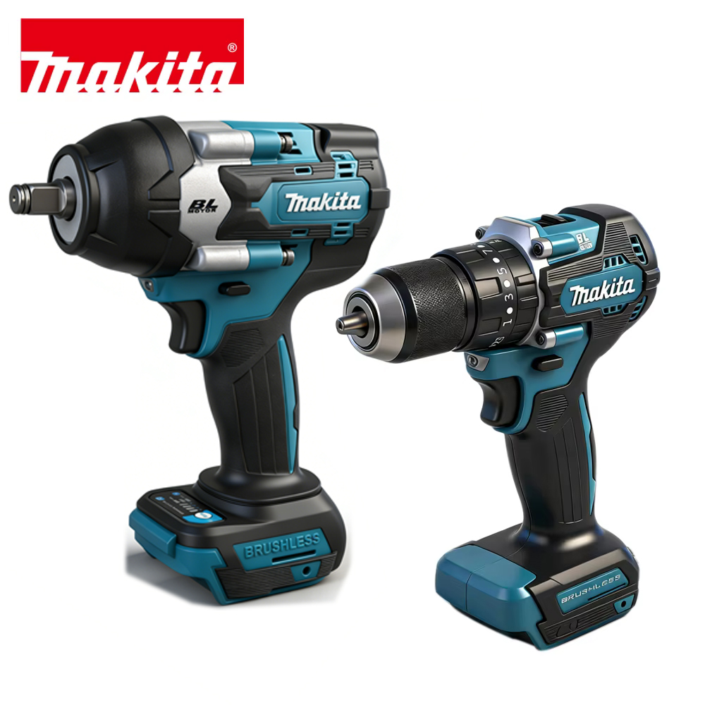 Wholesale Makita Rechargeable Tools 18V Ratcheting Spanner Angle Grinder Impact Wrench Drill Cordless 13-in-1 Power Tool Set