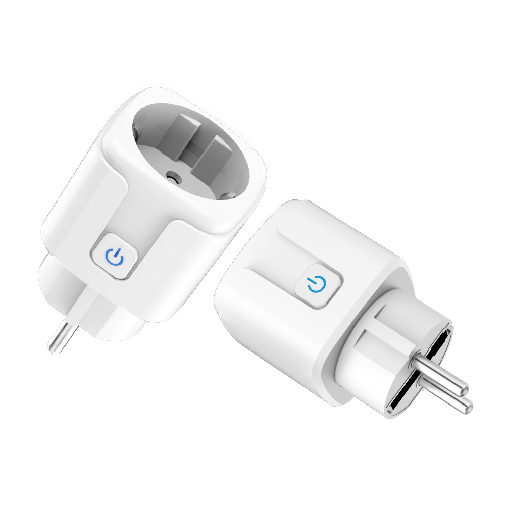WiFi Smart Plug Socket Power Energy Monitor EU Multi-Control Compatibility Alexa Google Assistant Zigbee Modules Tools Product