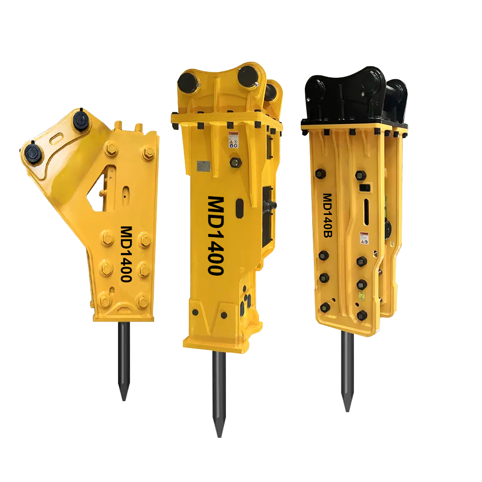New Hydraulic Breakers Parts Rock Breaker Demolition Hammer With Chisel Drill Machine for Excavators