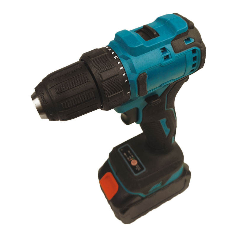 High Quality 18V 24V Cordless Impact Electric Drill 10mm Portable Hardware Power Tools with 20V Industrial Grade Li-ion Battery