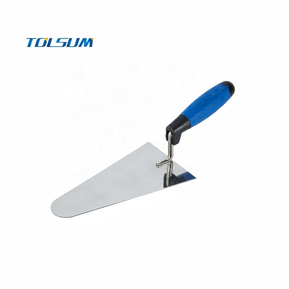 Stainless Steel Brick Trowel TRP Handle Bricklaying Trowel Plastering Cement Trowel Professional Grade Tools Construction Tools