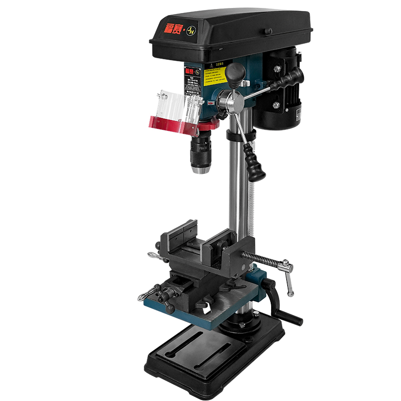 2025 Hot Sale 16mm 750W 10-inch 12-speed Gearshift Industrial Drill Press Industrial Bench Type Milling Thread Drill Press