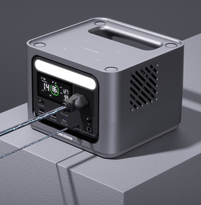 GenDome GO 300 300W Continuous 600W Peak Solar Generator for Outdoor Travel
