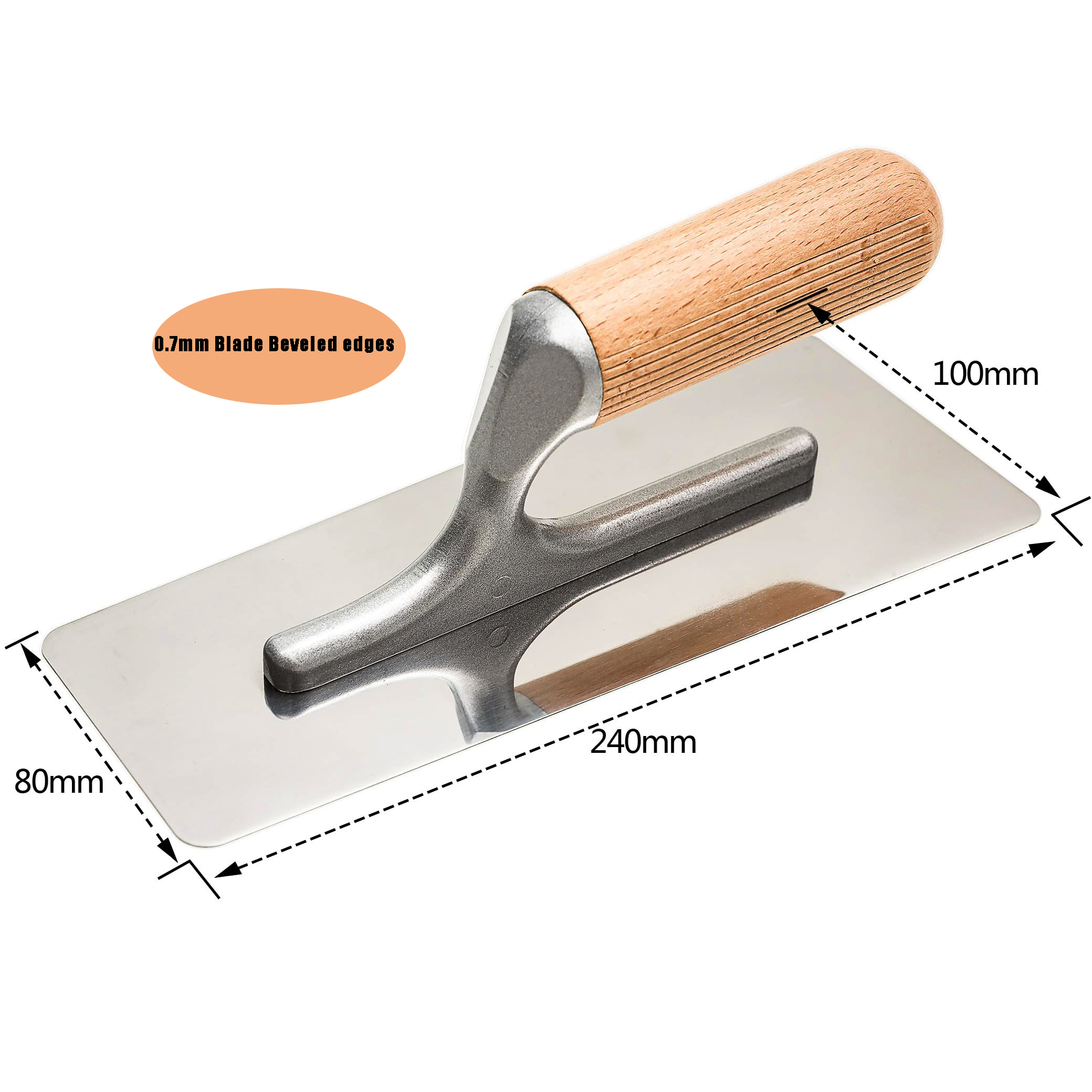 Stainless Steel Trowel Feature 3