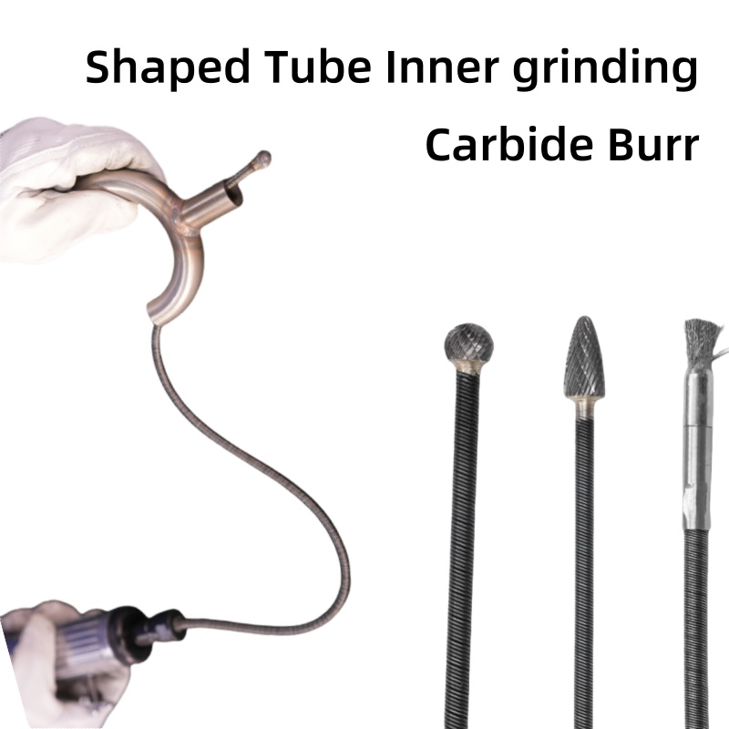 Professional Power Tools Flexible Shaft Carbide Burr Profiled Tube Inner Air Grinder