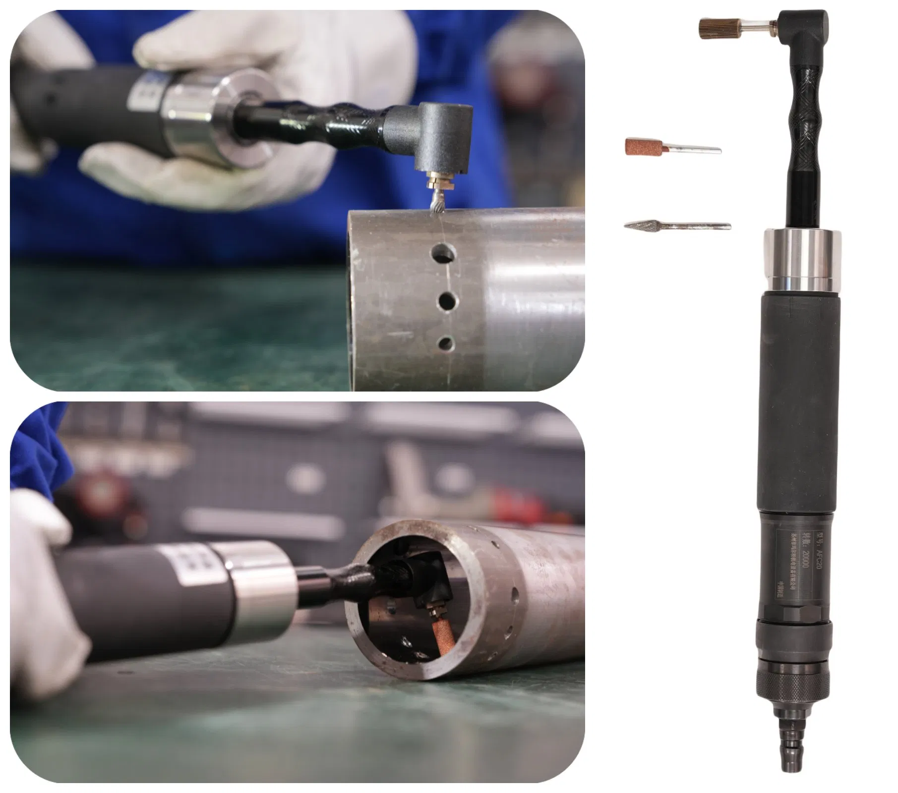 Professional Power Tools Long Neck Angle Milling Tool Air Angle Grinder
