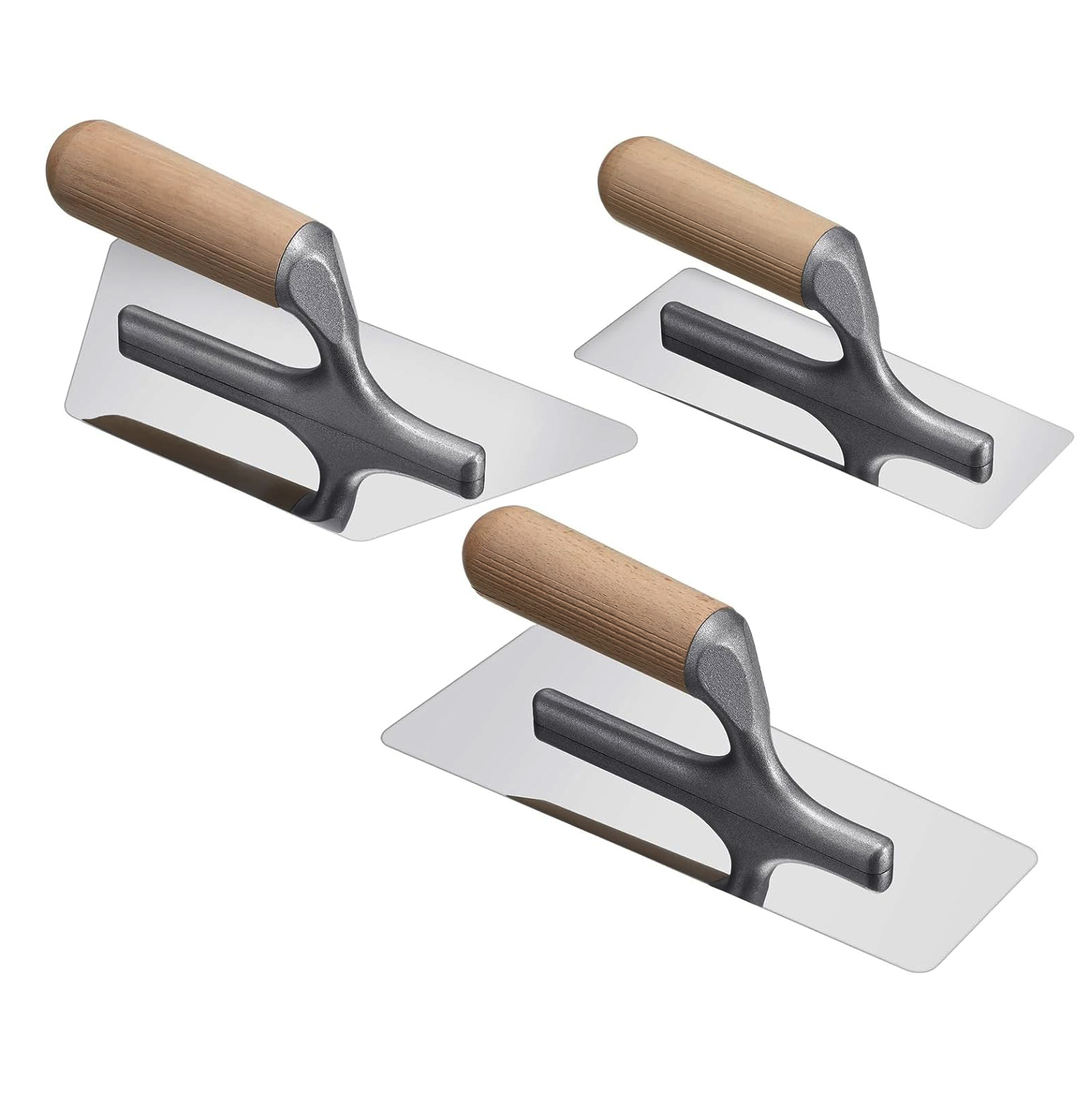 Finishing Plaster Bricklaying Wood Handle Concrete Trowel Tools Trowel Plastering Stainless Steel Plasterer Trowel Hand Tools