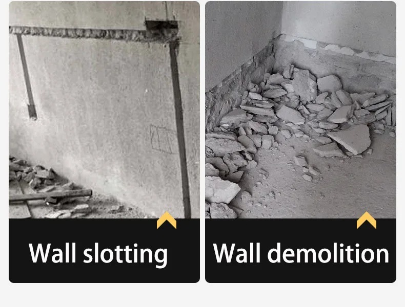 Heavy Duty Electric Demolition Hammer for Concrete Breaking Wall Slotting and Construction Site Demolition Tasks