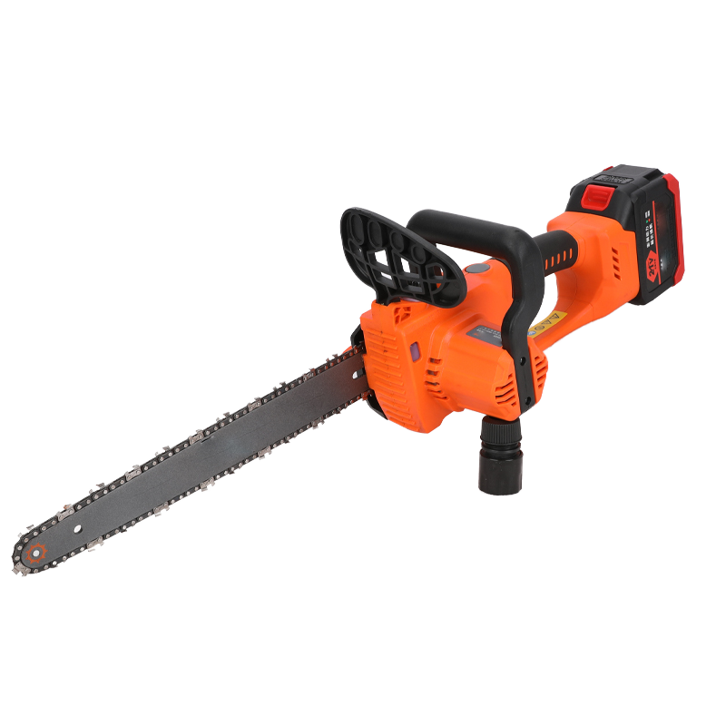 Portable Lightweight Electric Chain Saw High Power Battery Operated for Outdoor Wood Cutting for DIY &amp; Industrial Use