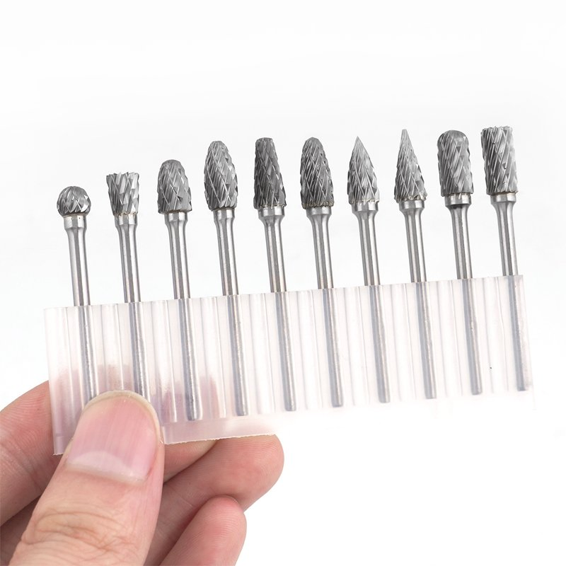 Se Metal Wood Jade Machine Tools Grinding and Polishing Tools for Stone Carbide Cutting Bur Rotary Cutter Tool 6mm Carbide Burr