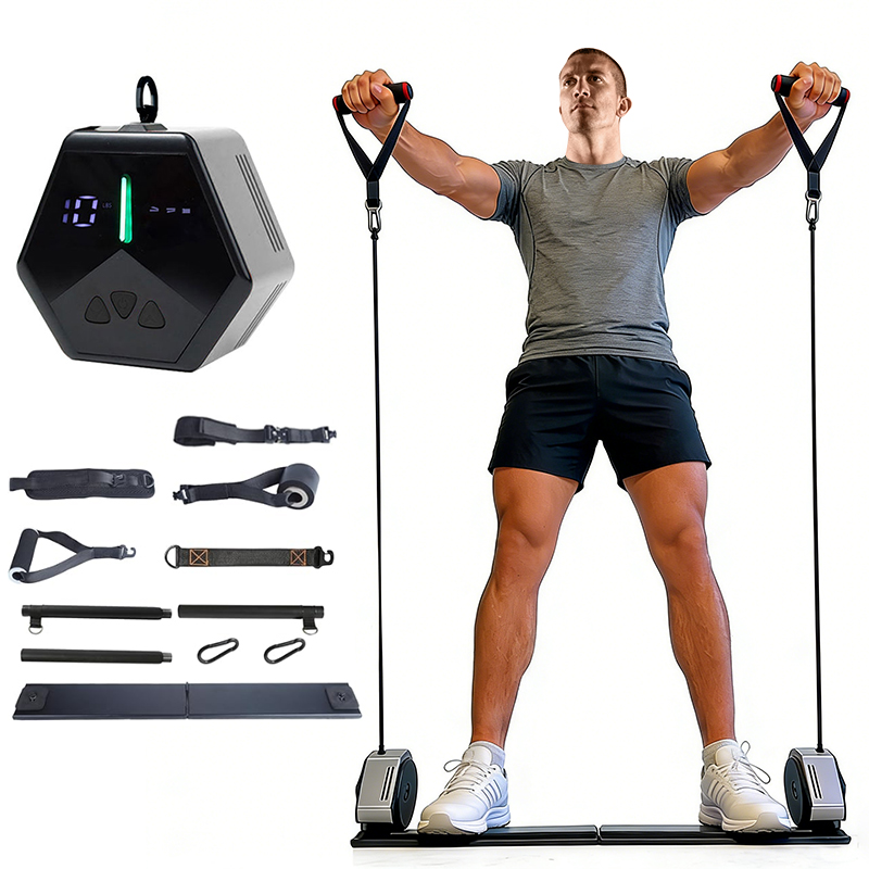 Home Gym Equipment Portable 2 Smart Power Pump Exercise Machine Set Multifunctional Strength Training ABS Material For Home Use