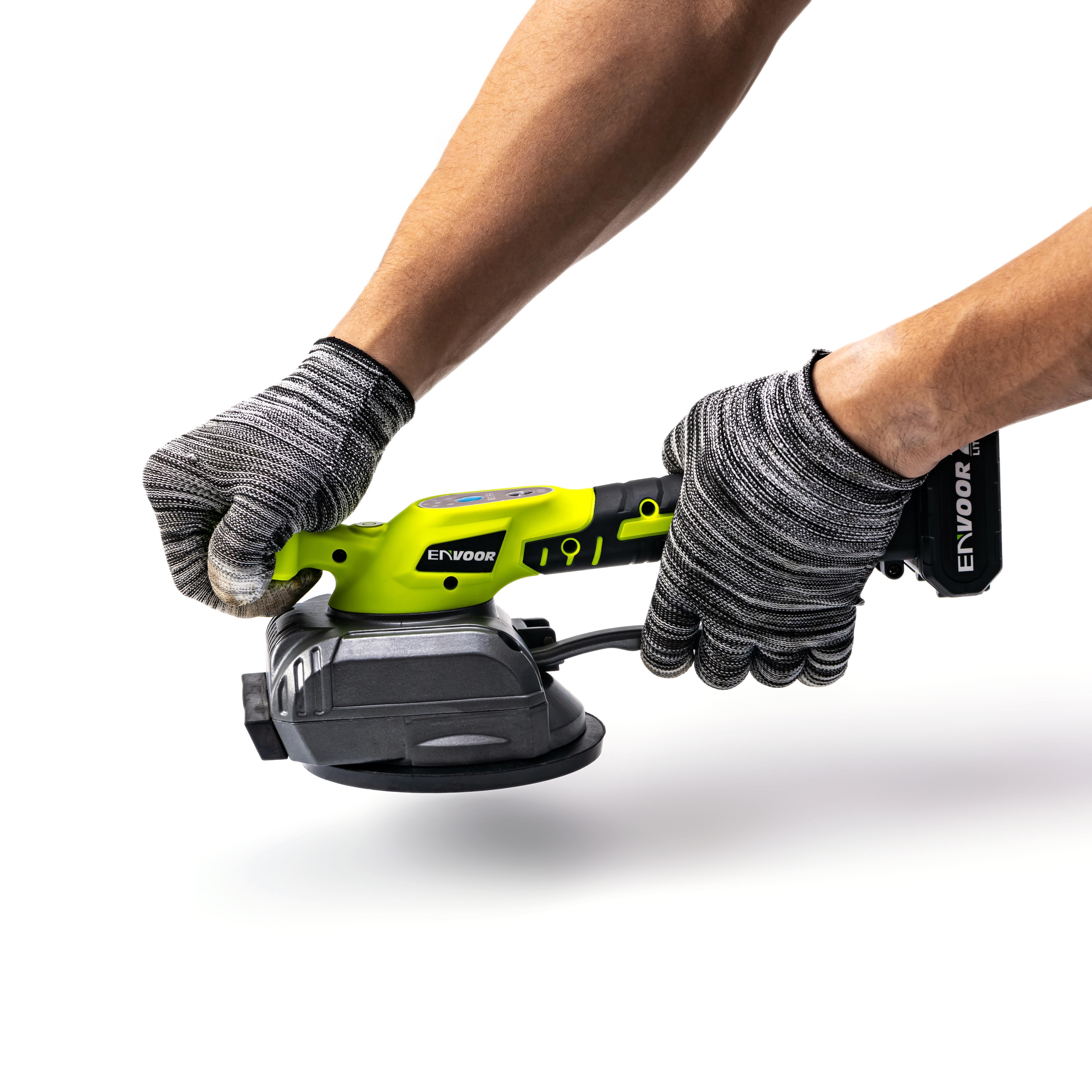 21v Industrial Multifunctional Intelligent Adjustable Suction Cup Cordless Brushless Motor Electric Tile Laying Vibrator