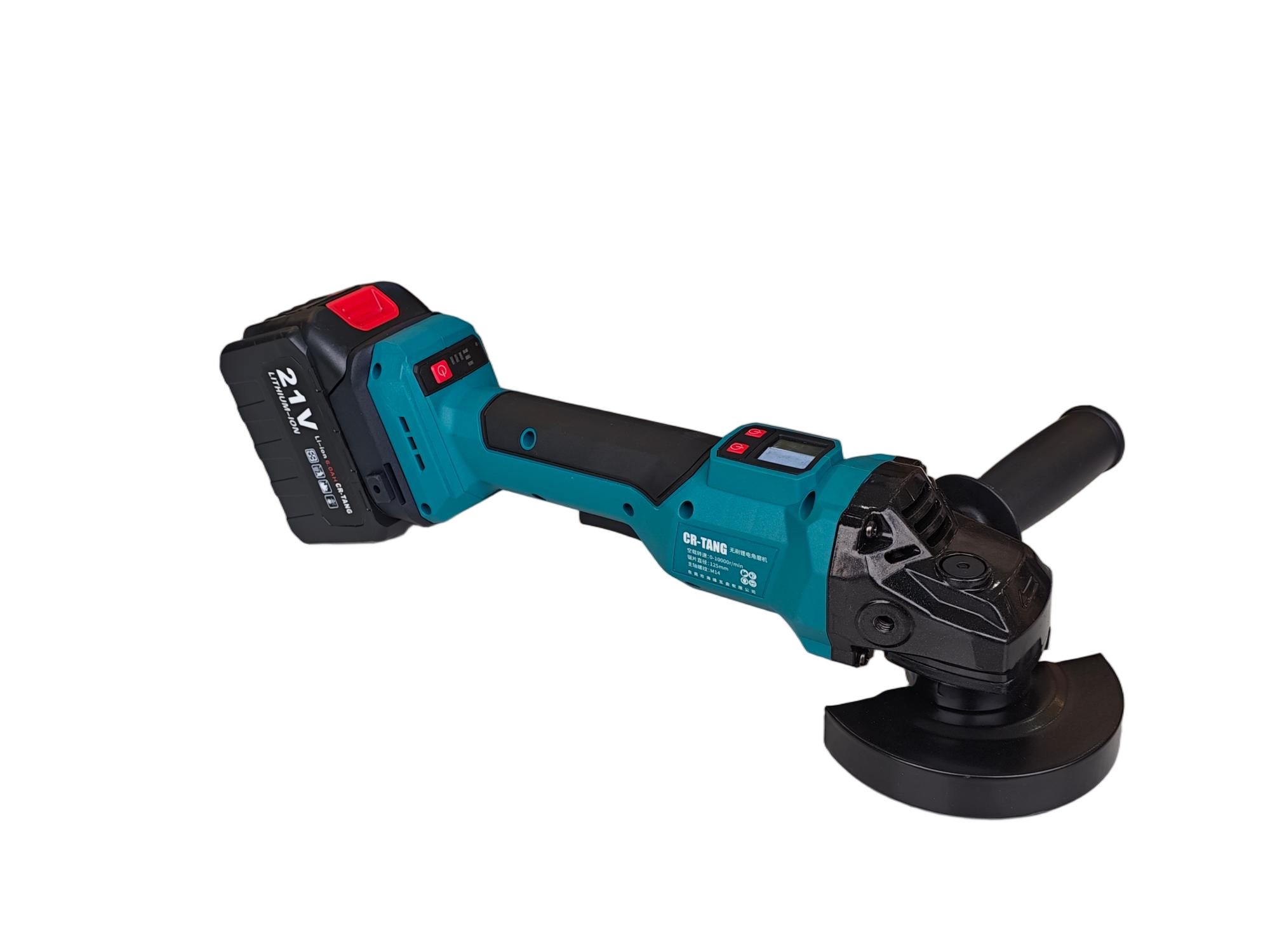 Smart LCD Display Brushless Drill 21V Rechargeable Power Tool for Contractors and DIY detachable auxiliary handle in stock