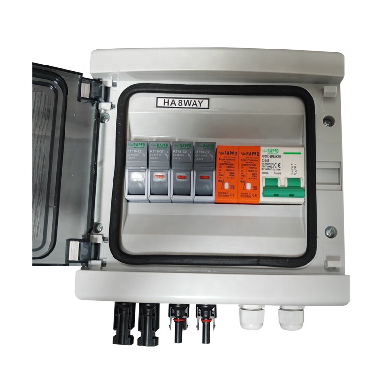 New Energy HA-8 RUIPEIN IP65 Photovoltaic Combiner Power Distribution Equipment Tsolar Breaker Box Ac Dc Assembly