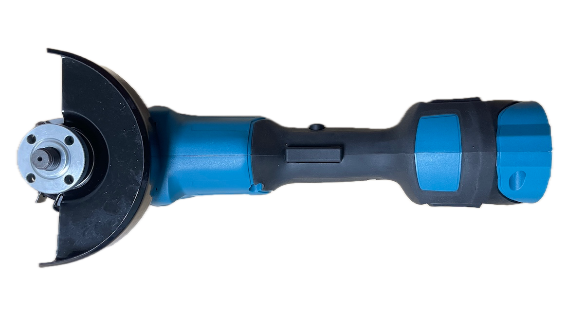 21V High Quality 125mm Cordless Brushless Angle Grinder with Slide Switch High Power Cutting Disc Combo Kit
