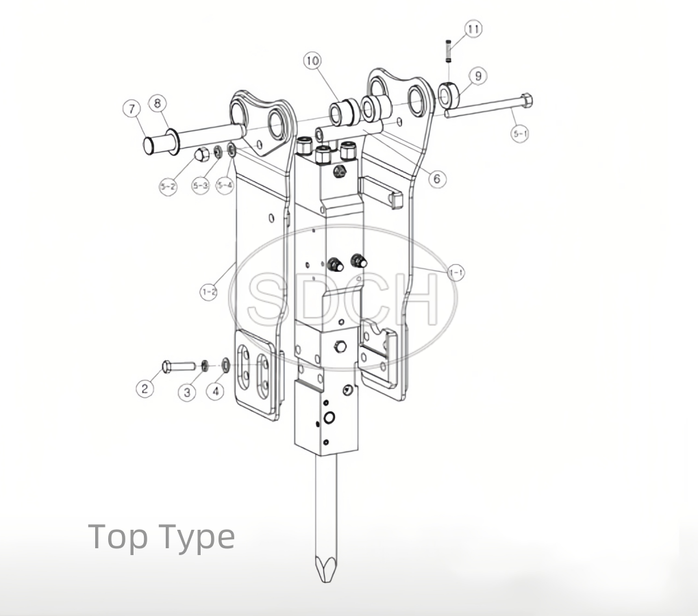 Hydraulic Breaker Main Component 2