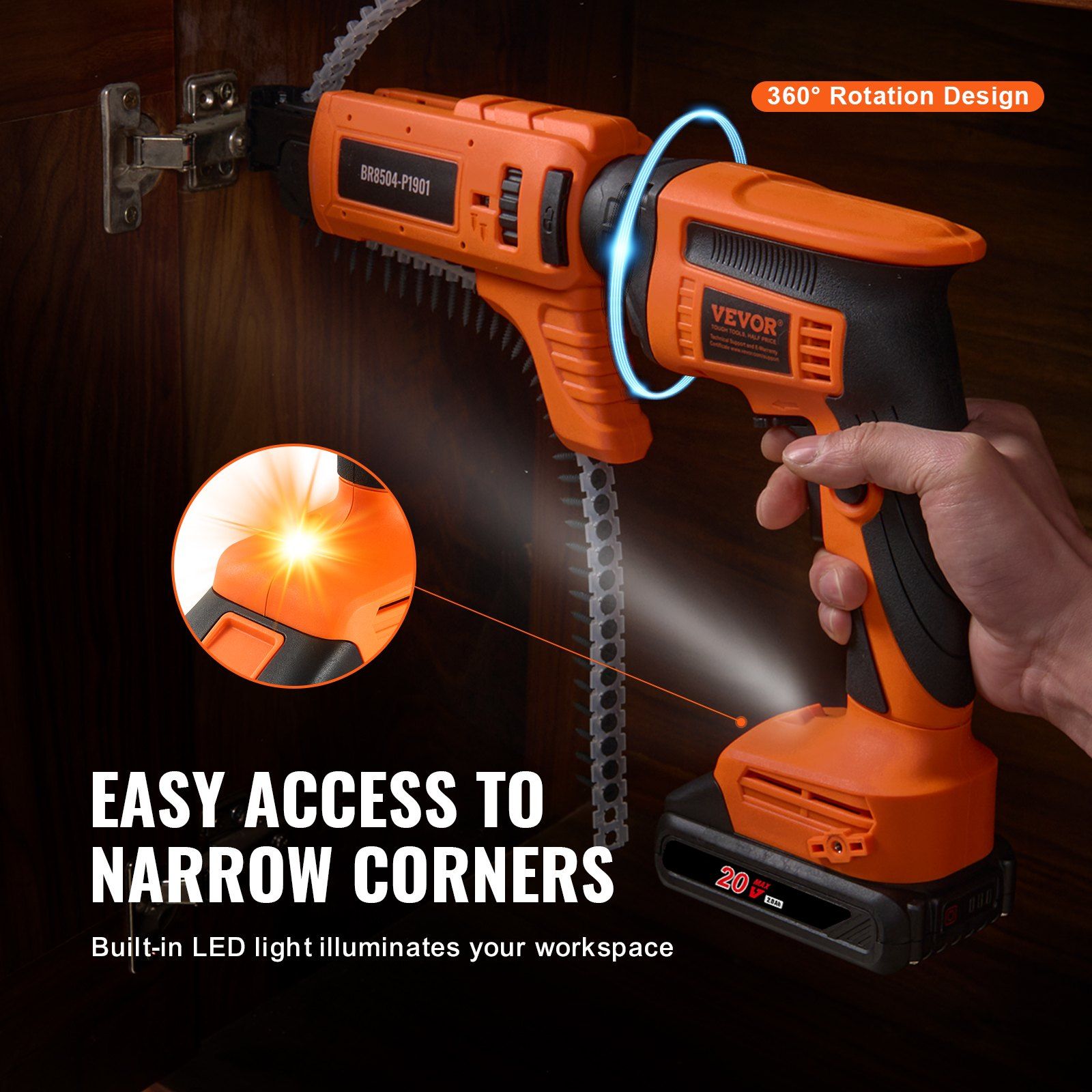 Multi-functional Screw Gun Features