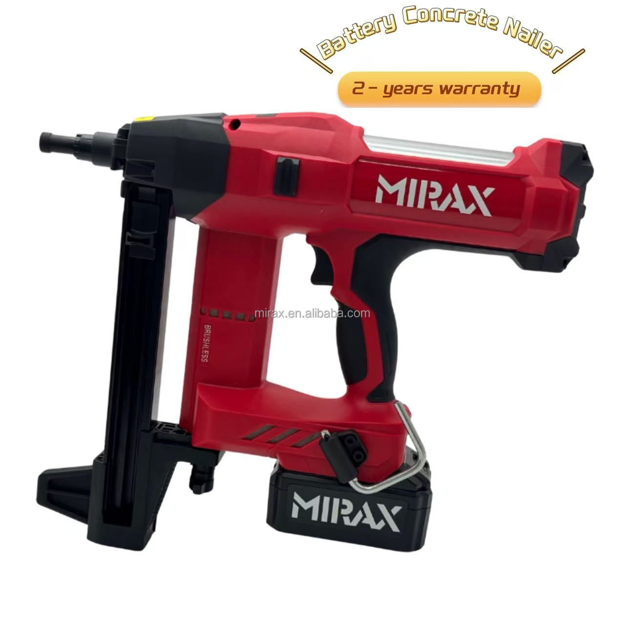 High Quality Powerful Battery Powered Concrete Nail Rechargeable Electric Gun for Gas Pins Without Battery and Charger