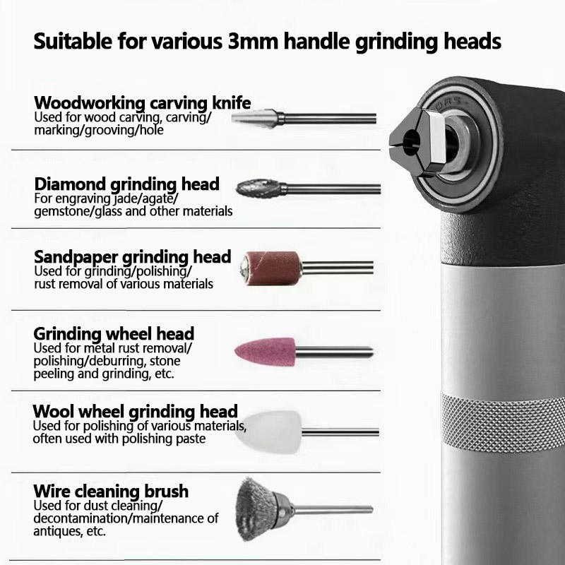 Smart 21V Micro Angle Grinder Electric 600W Mini Cordless Straight Grinders Tile Cutting. Engraving Powerful Tools