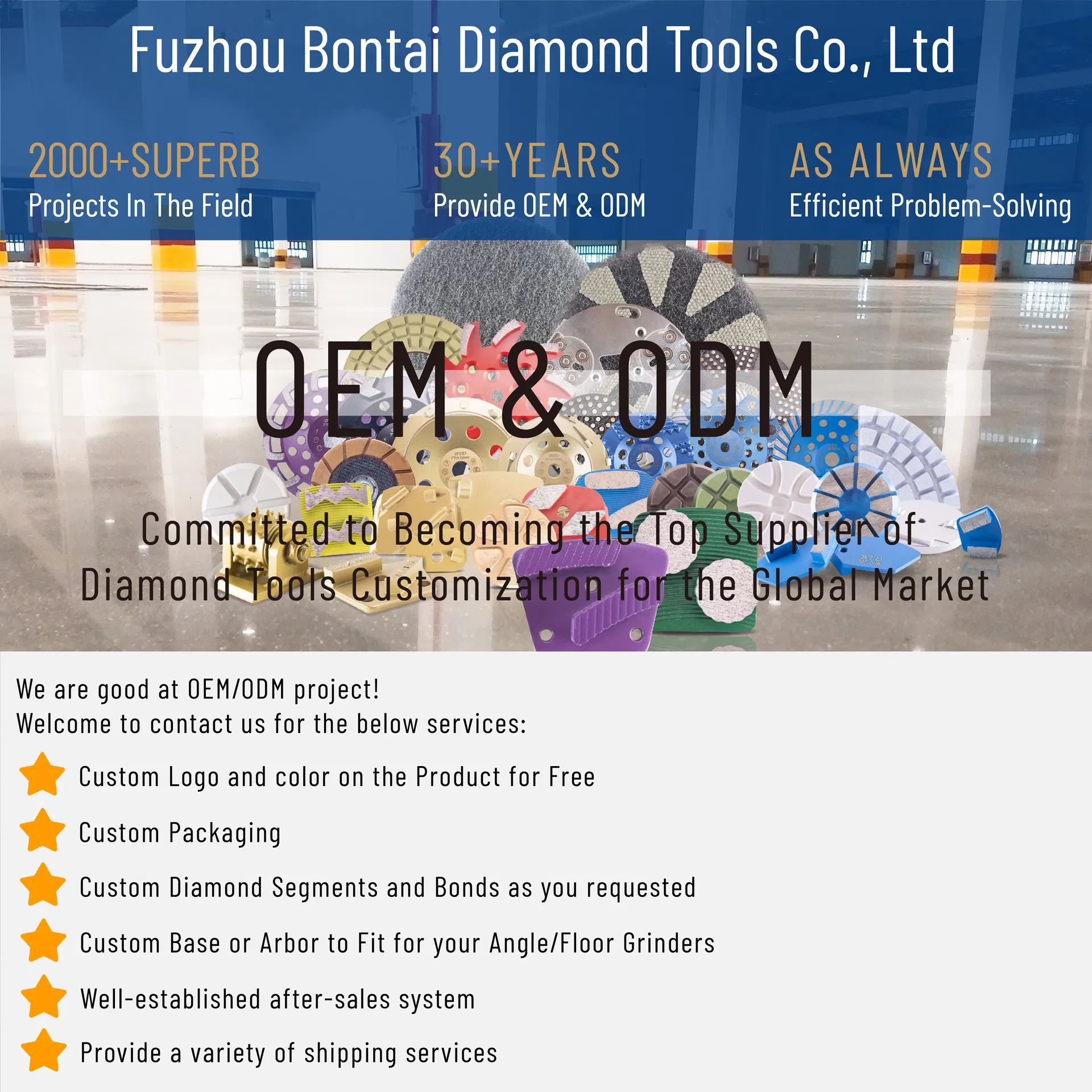 Tailored Diamond Grinding Solutions