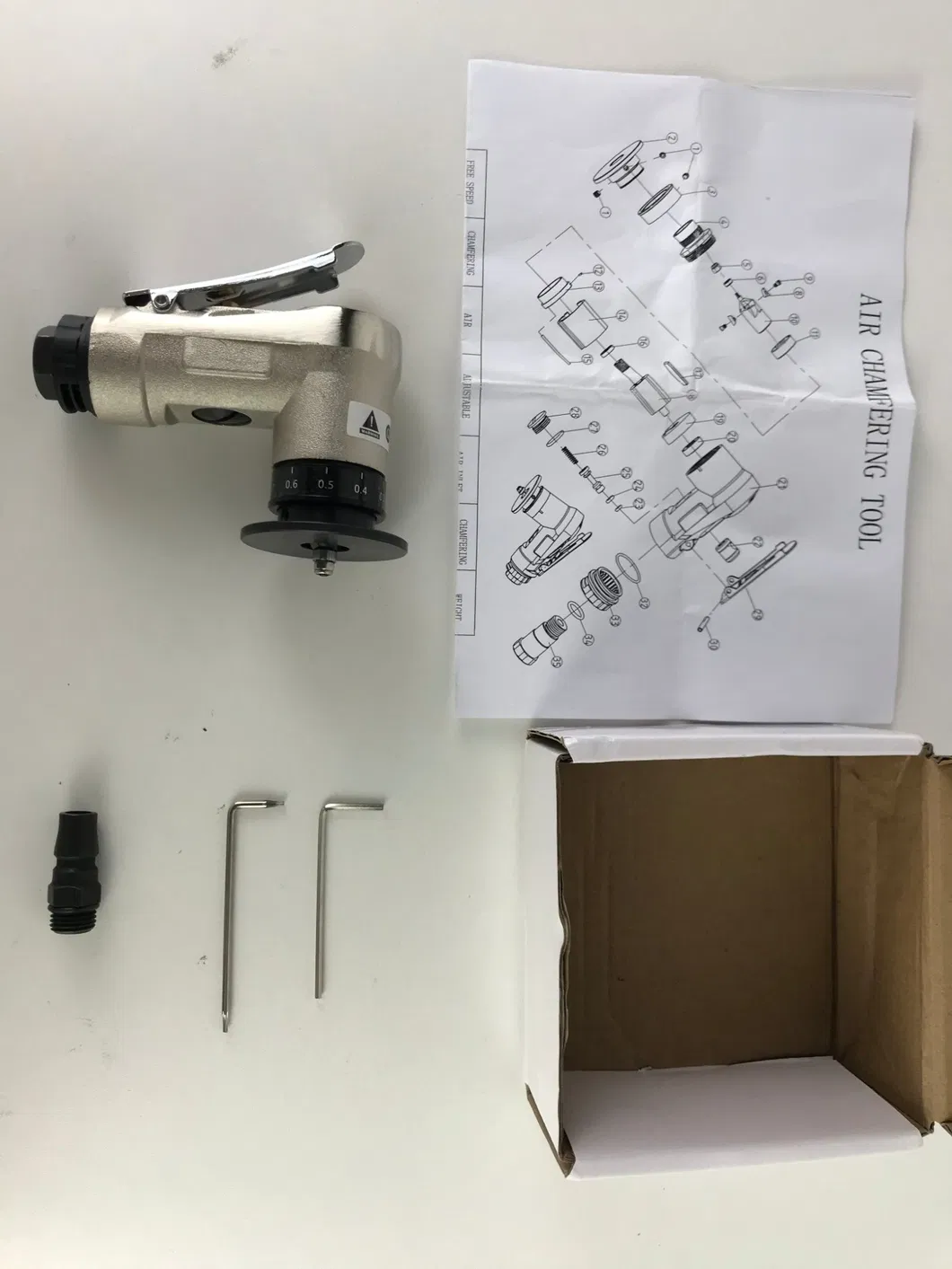 Metal Steel Edge Chamfering Tool Application