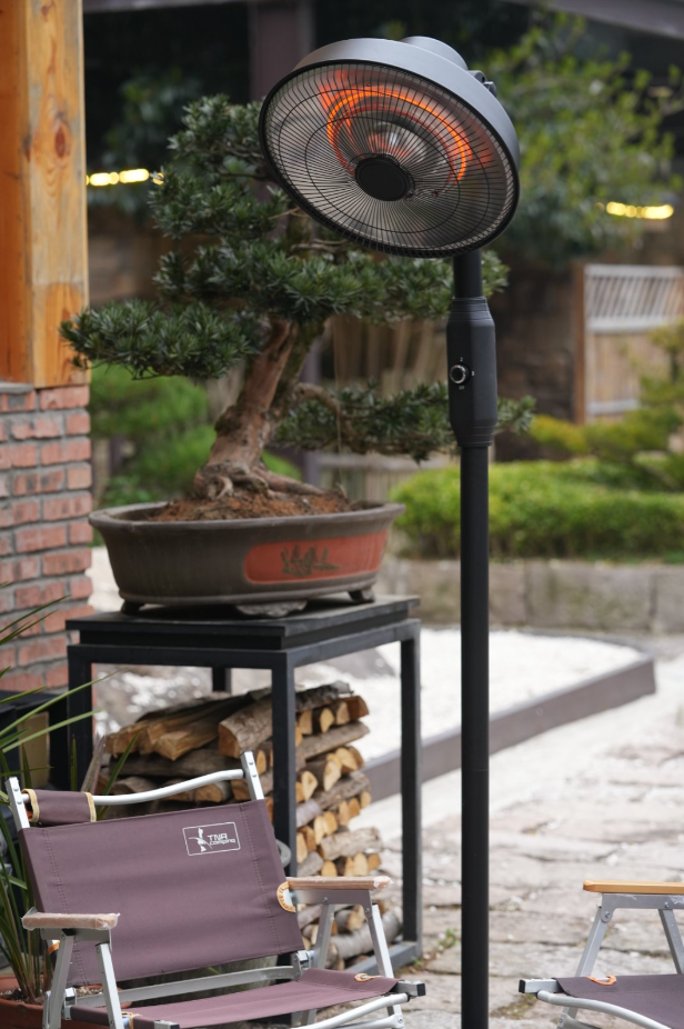 2000W Electric Outdoor Patio Heater Infrared for Winter with Knob Holgen Tube or Carbon Fiber Tube EU US Standard Waterproof