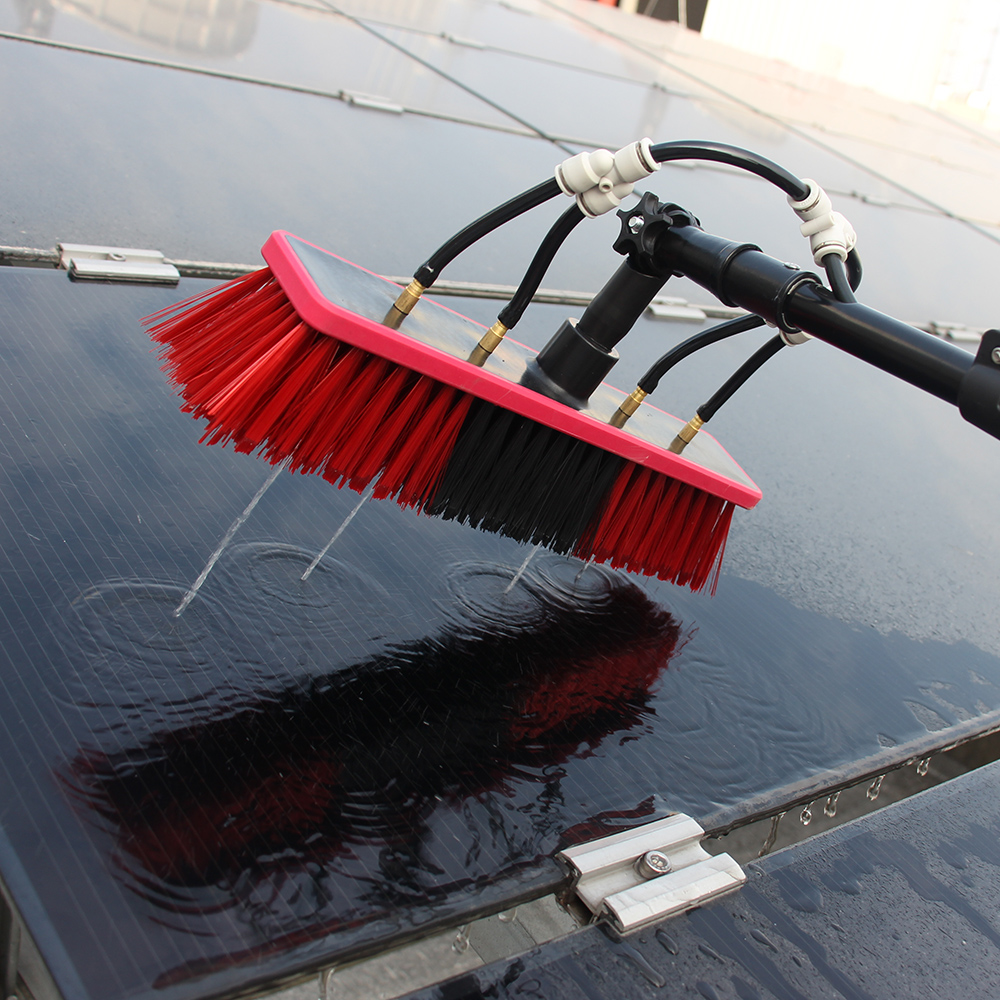 Multifunctional High Pressure Machine Telescopic Pole Water Fed Pole Brush Solar Panel Cleaning Tool Kit