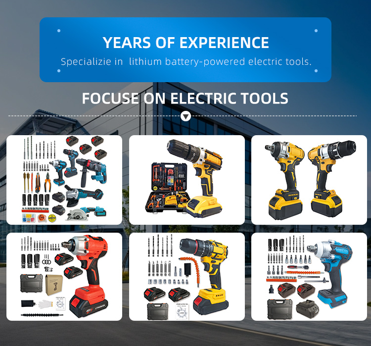 Cordless Electric Drill Variable-speed Micro Impact Drill Brushless Lithium Battery-powered Electric Hand Drill
