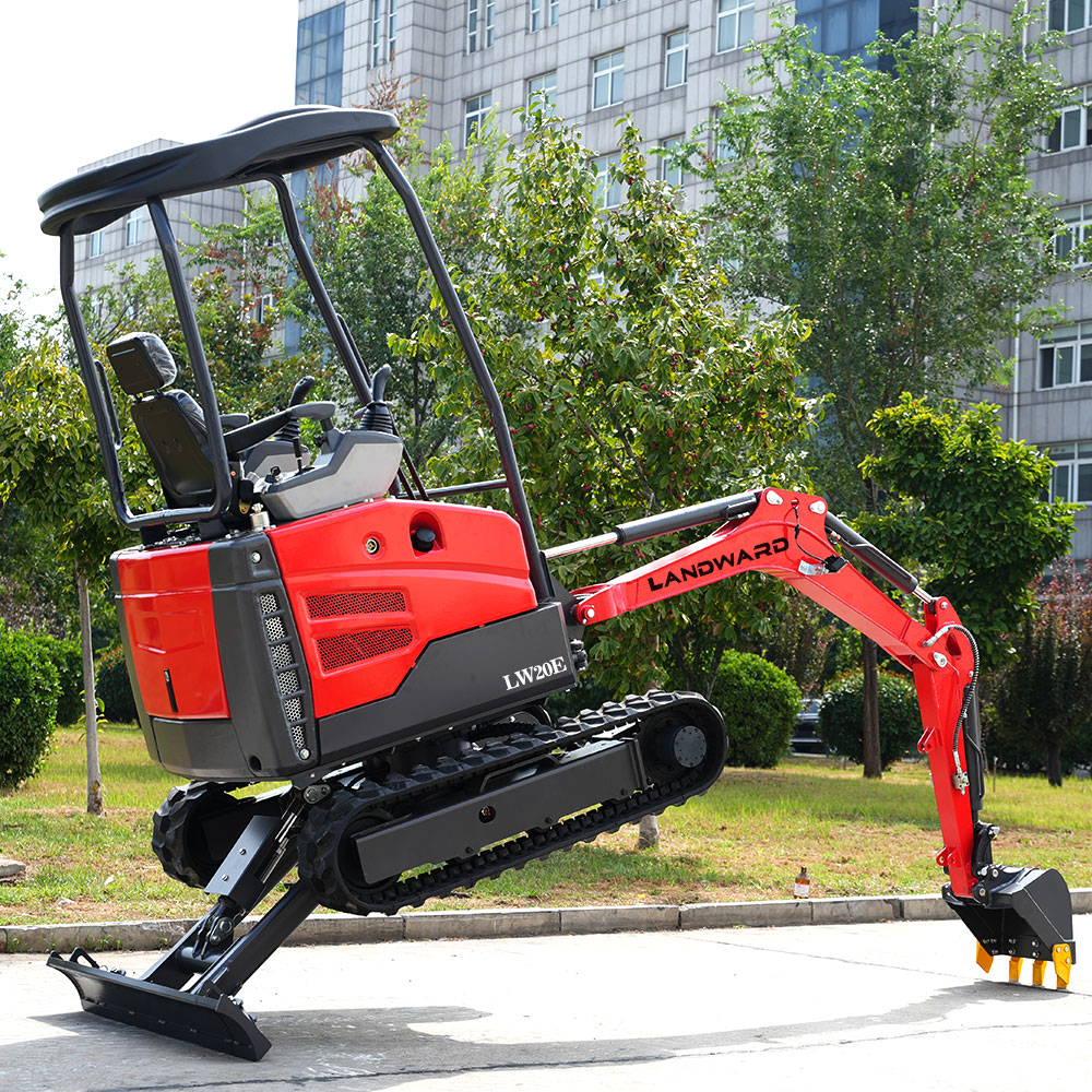 Free Shipping Kubota Excavators EPA Engine 3.5 Ton Home Small Digger 1 Ton 2 Tons LANDWARD Mini Excavator Machine For Sale