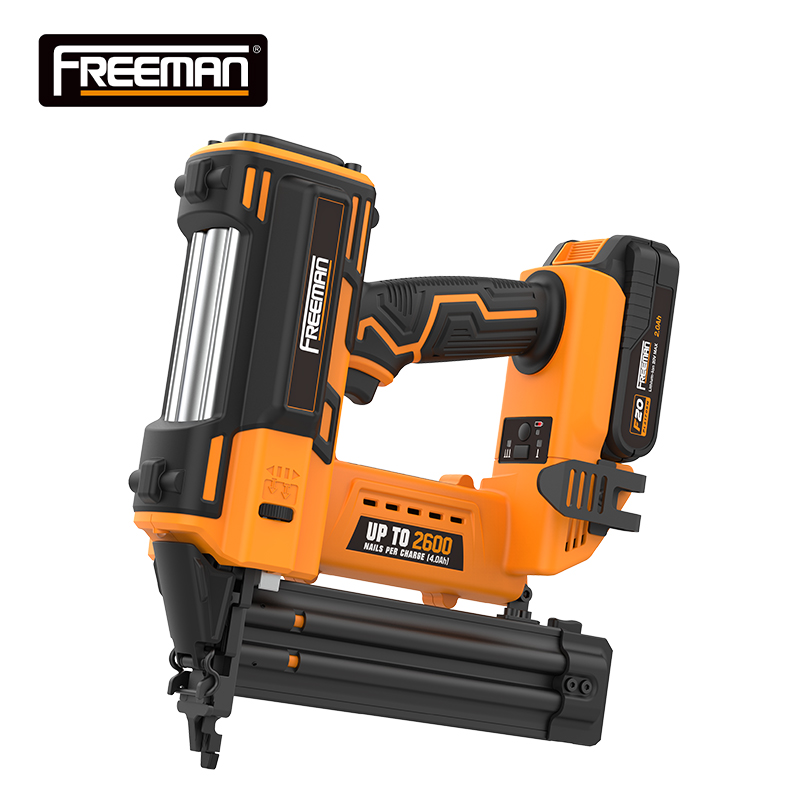Freeman 20 Volt Cordless 18-Gauge 2 Inch Brad Nailer Kit With Lithium Ion Battery, Charger, Bag And CE Certificate