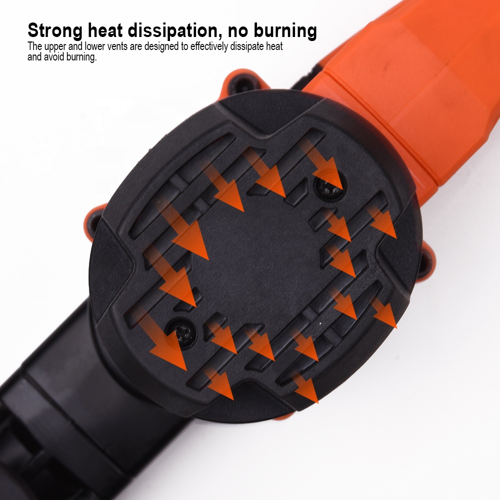 HARDEN 1100W Industrial Demolition Breaker Hammer | Hex Jackhammer with 2 Chisels &amp; Carry Case for Concrete Construction