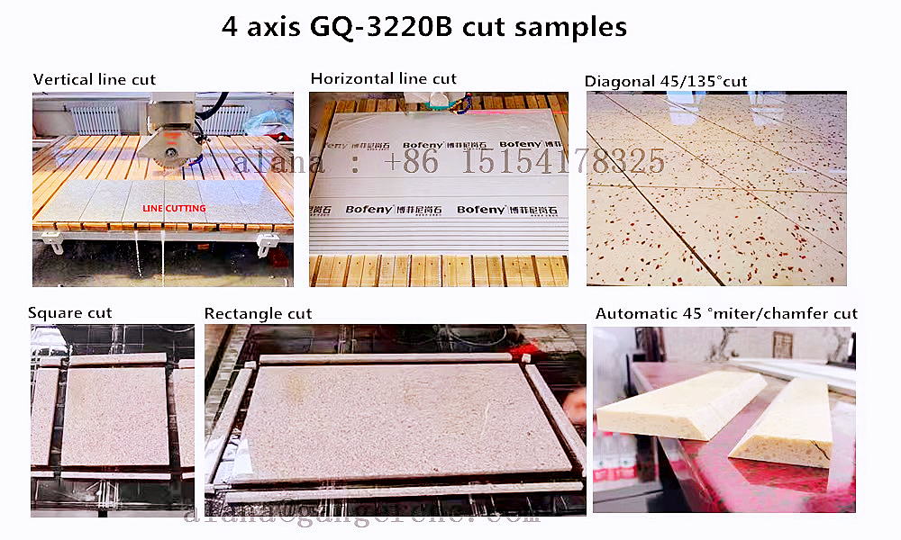 Bridge Saw And CNC Milling Equipped Granite Stone Concrete Porcelain Tile Cutting Machine